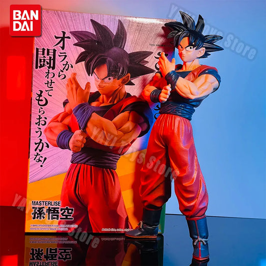 27cm Anime Dragon Ball Z Goku Figure Goku with Scouter Figurine  PVC Statue Action Figures Collection Model Toys Gifts